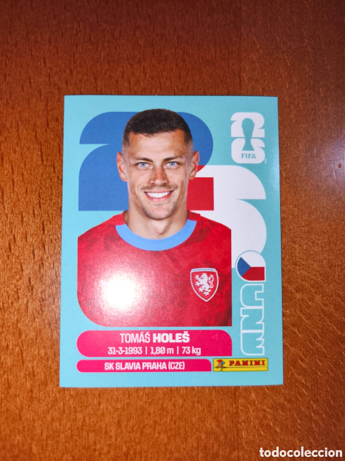 Fu&szlig;ball-Sticker: CZE7 Tomas Holes CZE 7 Fifa World Cup 2026 Rep&uacute;blica Checa