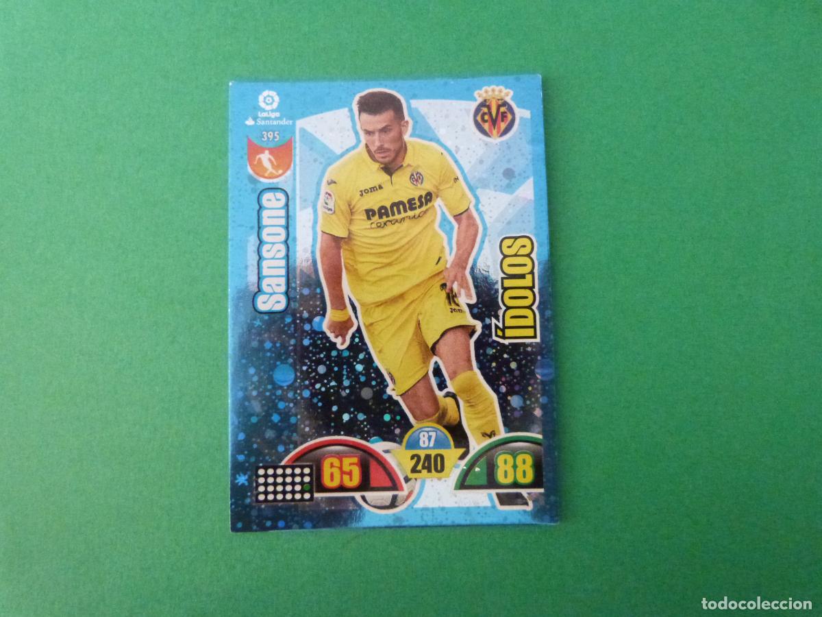 Football Stickers: TRADING CARD FUTBOL SANSONE VILLARREAL C.F. N&ordm; 395 LIGA ADRENALYN XL 2017-2018/17-18 PANINI