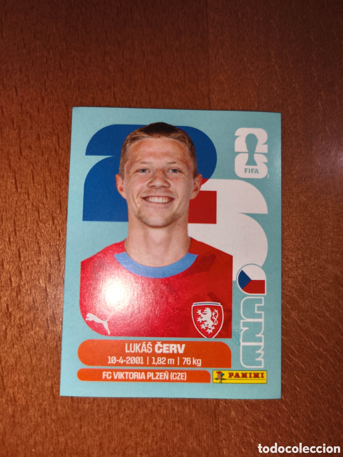 Football Stickers: CZE11 Lukas Cerv CZE 11 Fifa World Cup 2026 Rep&uacute;blica Checa