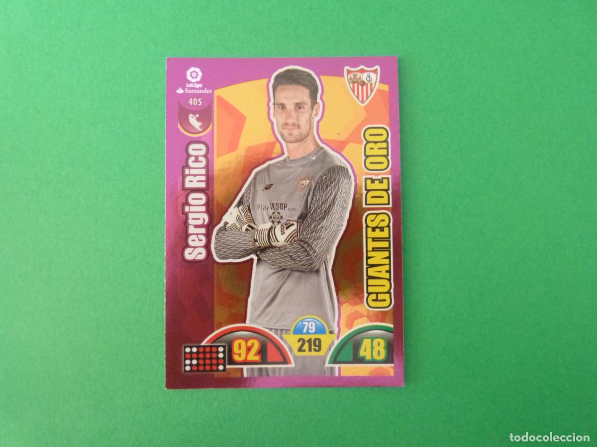 Cromos de f&uacute;tbol: TRADING CARD FUTBOL SERGIO RICO SEVILLA F.C. N&ordm; 405 LIGA ADRENALYN XL 2017-2018/17-18 PANINI