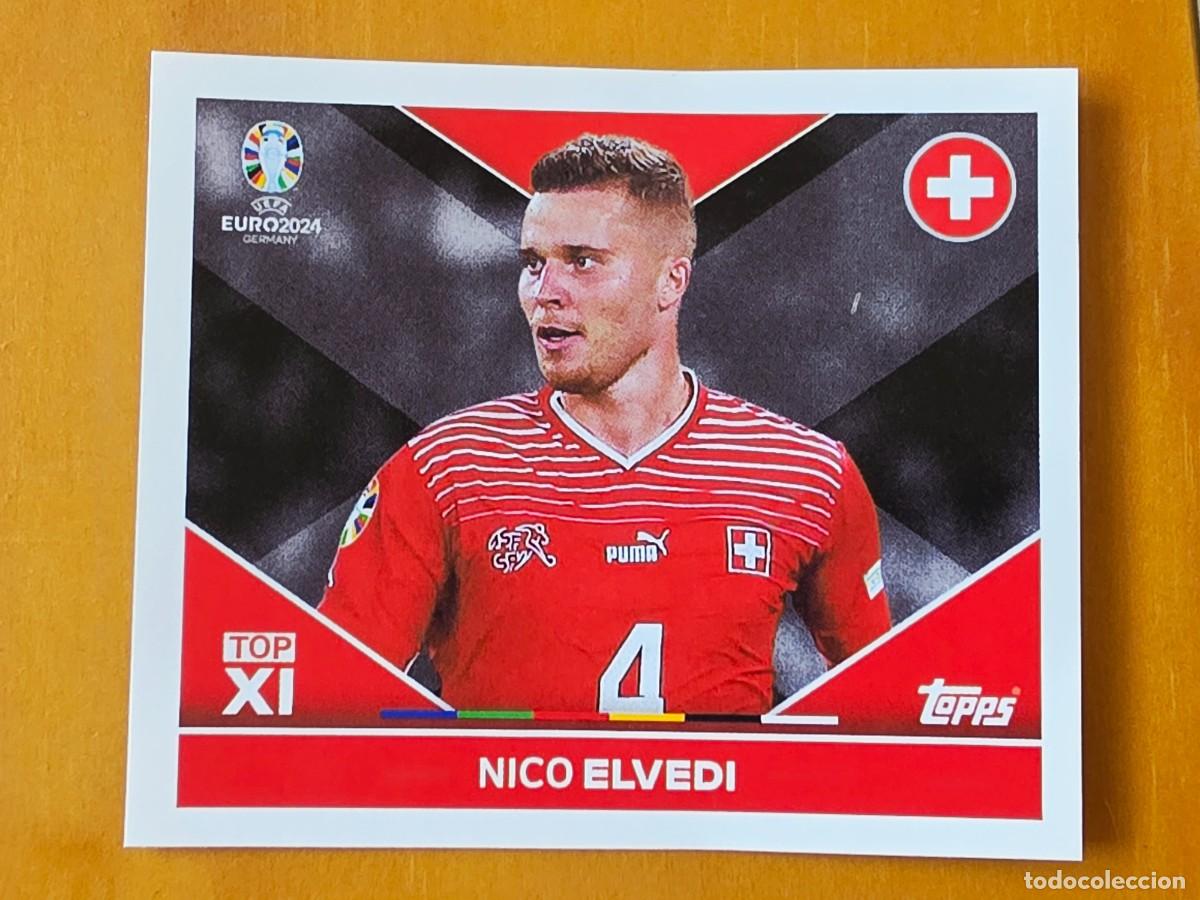 Cromos de f&uacute;tbol: SUI TOP 1 Nico Elvedi, Suiza Top XI, Topps UEFA Euro 2024, Eurocopa Germany 24