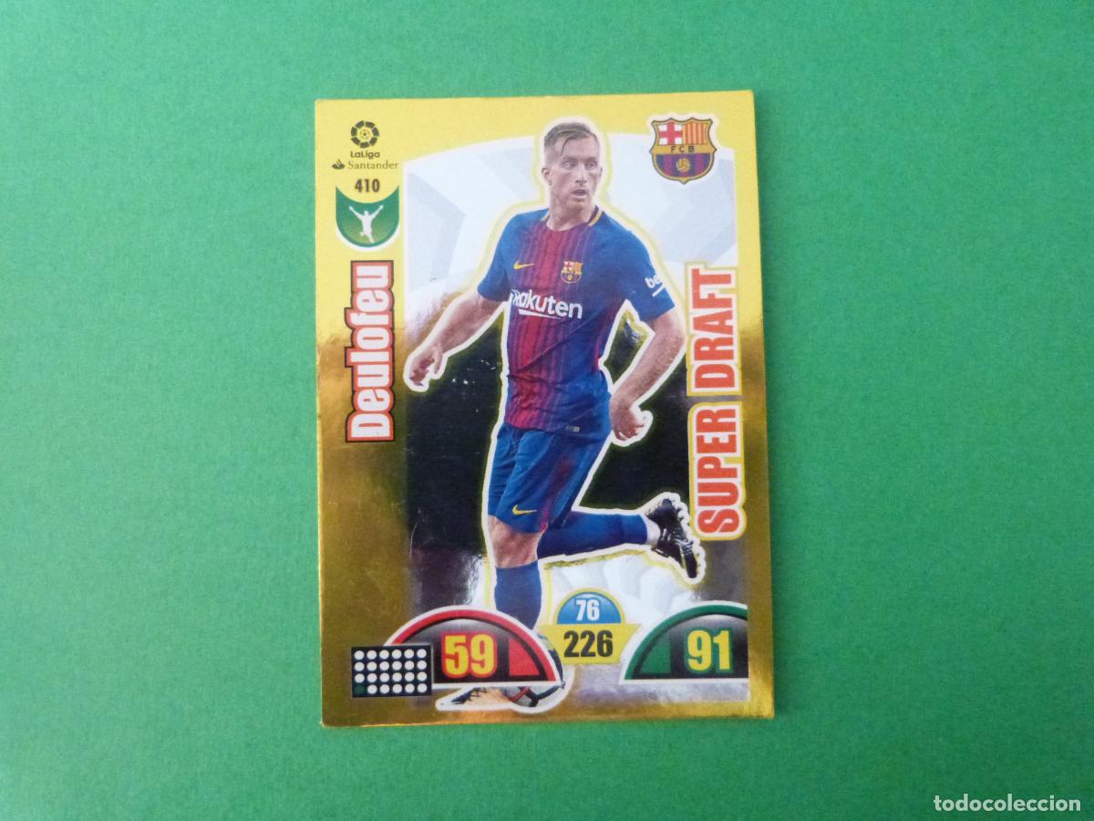 Cromos de f&uacute;tbol: TRADING CARD FUTBOL DEULOFEU F.C. BARCELONA N&ordm; 410 LIGA ADRENALYN XL 2017-2018/17-18 PANINI