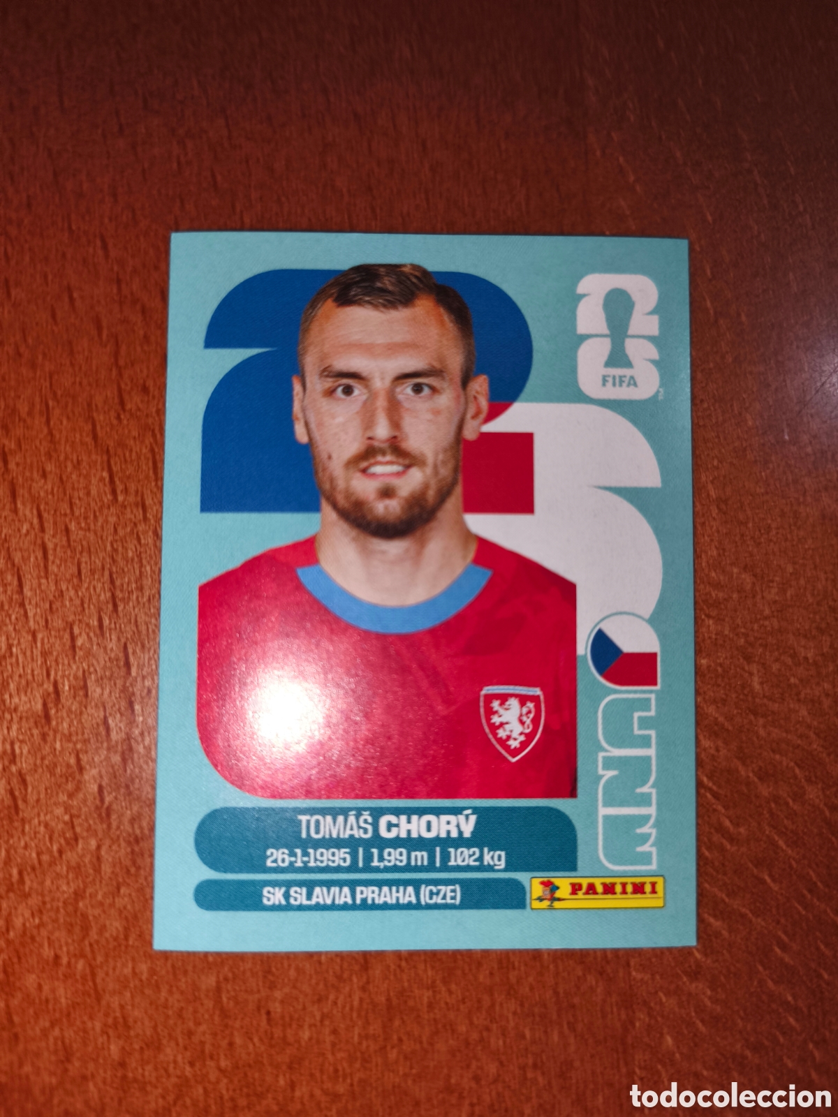 Cromos de f&uacute;tbol: CZE17 Tom&aacute;s Chory CZE 17 Fifa World Cup 2026 Rep&uacute;blica Checa