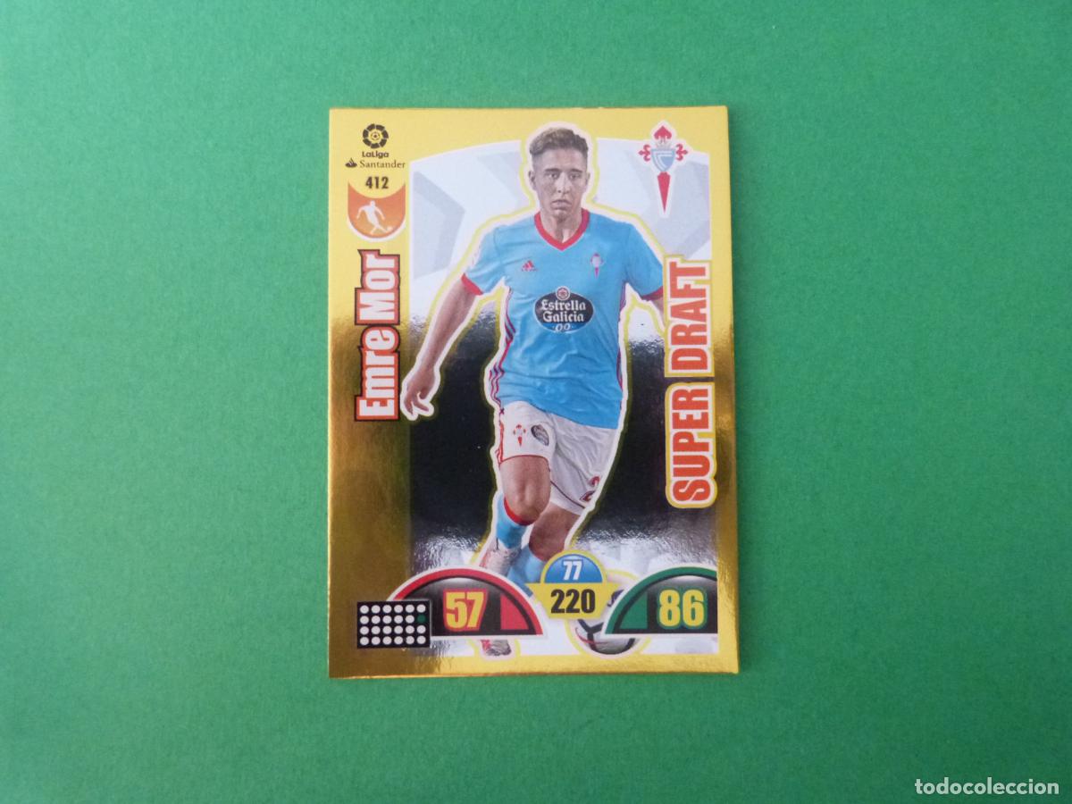 Cromos de f&uacute;tbol: TRADING CARD FUTBOL EMRE MOR CELTA DE VIGO N&ordm; 412 LIGA ADRENALYN XL 2017-2018/17-18 PANINI