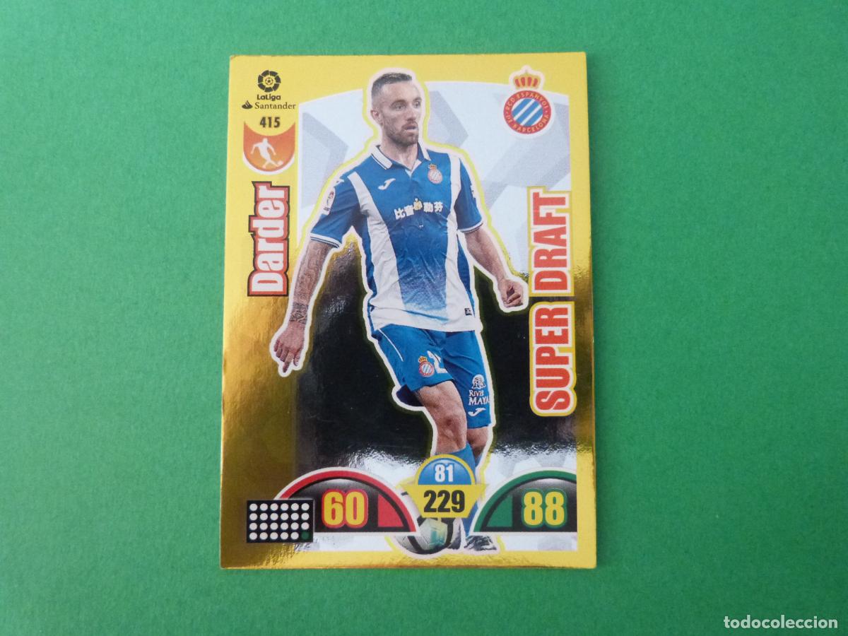 Cromos de f&uacute;tbol: TRADING CARD FUTBOL DARDER R.C.D. ESPA&Ntilde;OL-ESPANYOL N&ordm; 415 LIGA ADRENALYN XL 2017-2018/17-18 PANINI