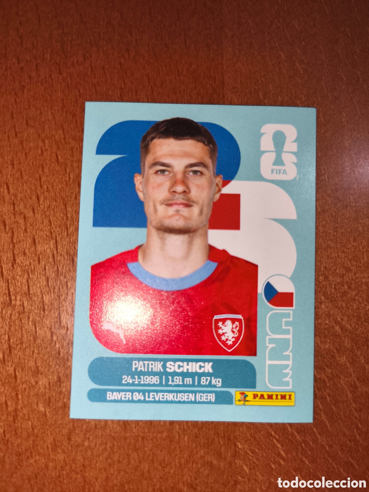 Cromos de f&uacute;tbol: CZE20 Patrik Schick CZE 20 Fifa World Cup 2026 Rep&uacute;blica Checa