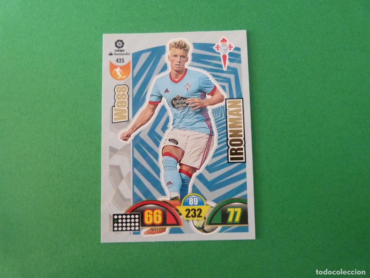 Cromos de f&uacute;tbol: TRADING CARD FUTBOL WASS CELTA DE VIGO N&ordm; 425 LIGA ADRENALYN XL 2017-2018/17-18 PANINI