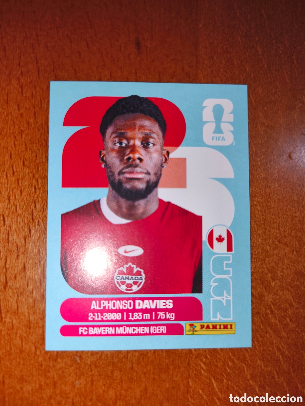 Cromos de f&uacute;tbol: CAN3 Alphonso Davies CAN 3 Fifa World Cup 2026 Canad&aacute;