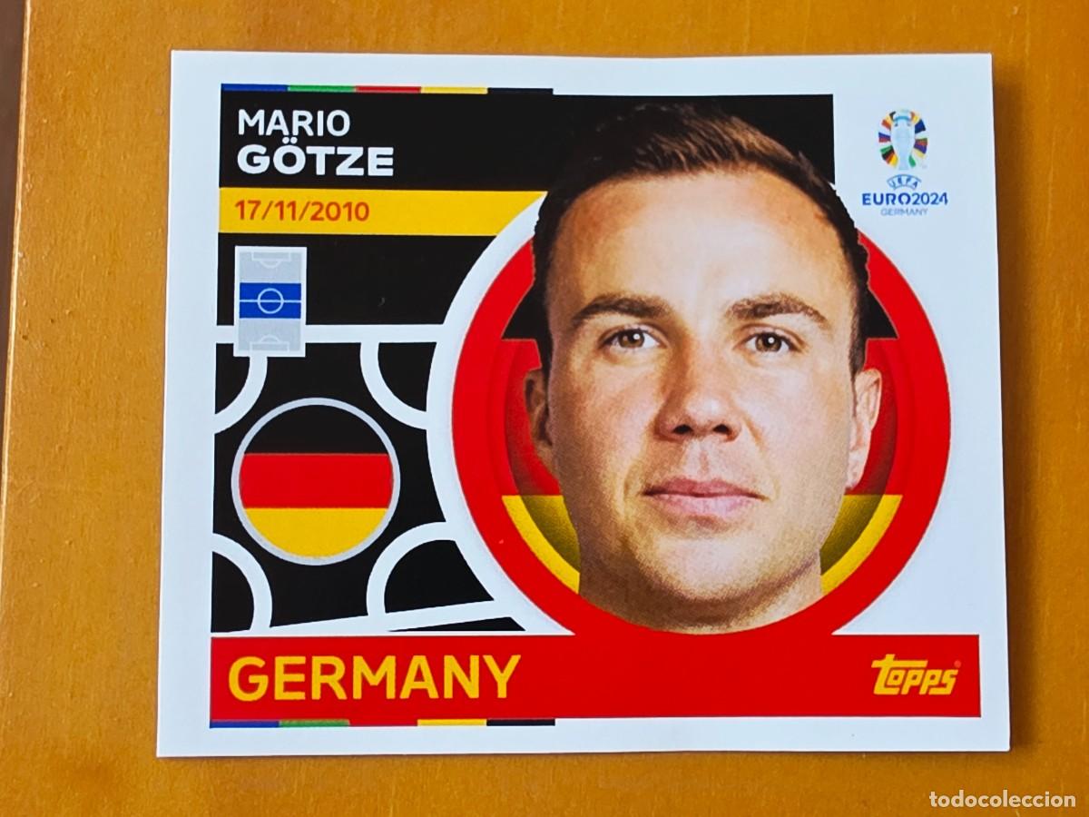 Figurine di Calcio: GER 12 Mario G&ouml;tze, Alemania, Topps UEFA Euro 2024, Eurocopa Germany 24 sticker