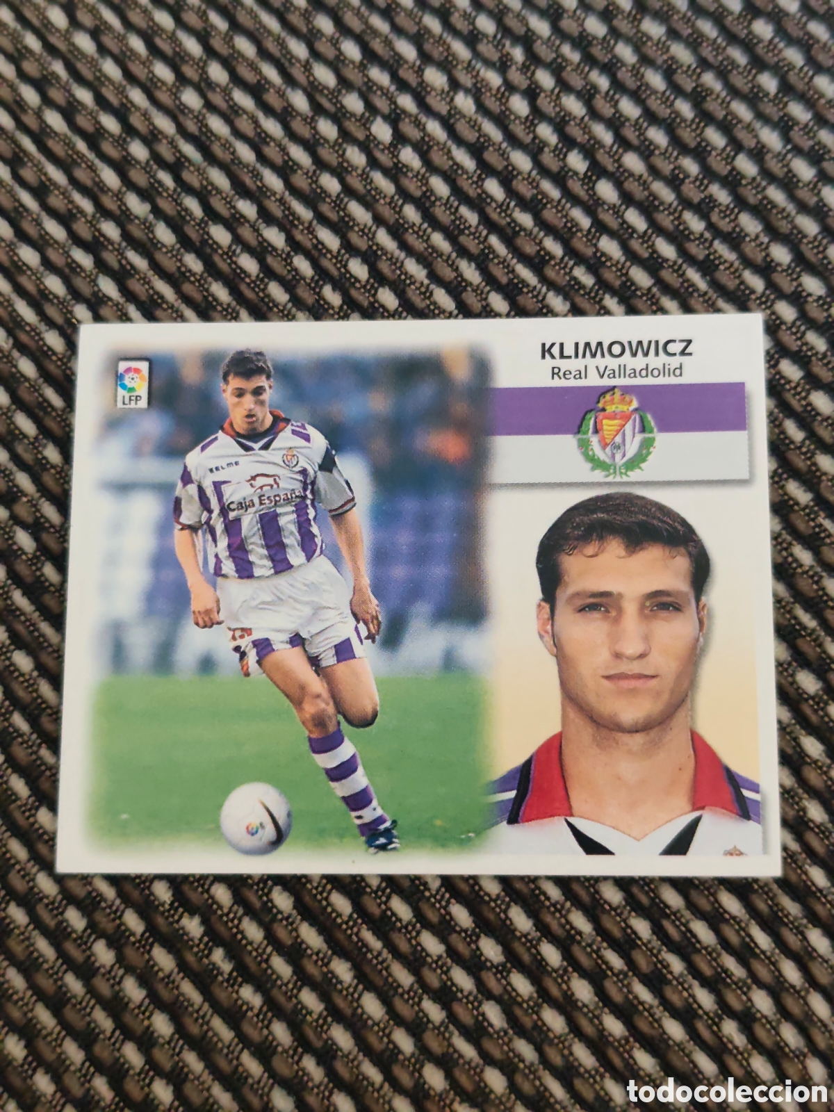 Cromos de Futebol: BAJA KLIMOWICZ REAL VALLADOLID EDICIONES ESTE 1999 2000