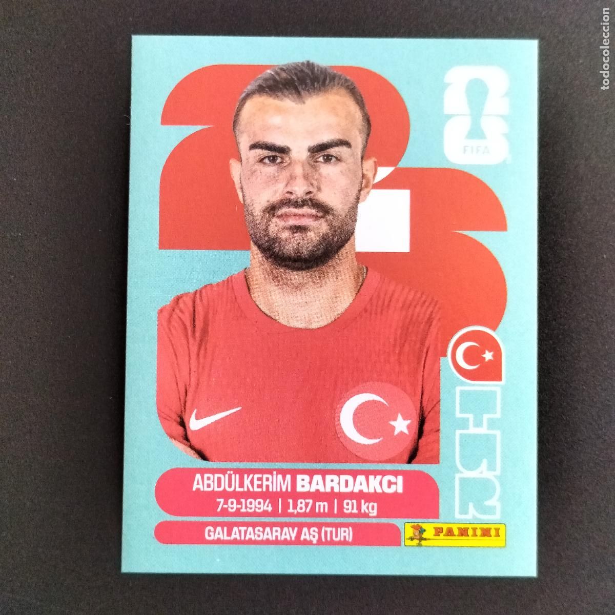 Cromos de Futebol: TUR 5 ABDULKERIM BARDAKCI TURQUIA CROMOS STICKER MUNDIAL 26 2026 FIFA WORLD CUP PANINI
