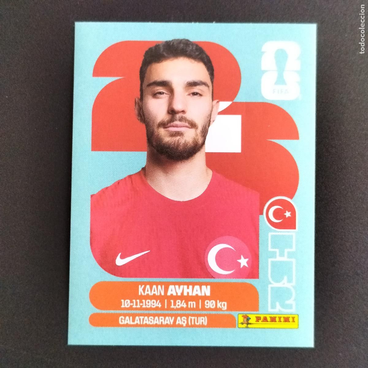 Cromos de Futebol: TUR 9 KAAN AYHAN TURQUIA CROMOS STICKER MUNDIAL 26 2026 FIFA WORLD CUP PANINI