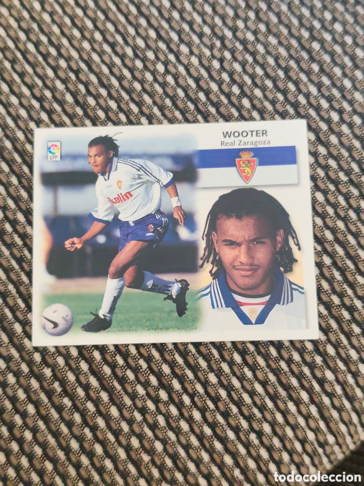 Cromos de Futebol: BAJA WOOTER REAL ZARAGOZA EDICIONES ESTE 1999 2000