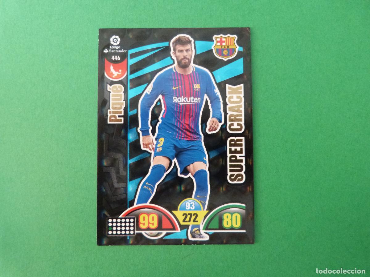 Cromos de Futebol: TRADING CARD FUTBOL PIQUE F.C. BARCELONA N&ordm; 446 LIGA ADRENALYN XL 2017-2018/17-18 PANINI