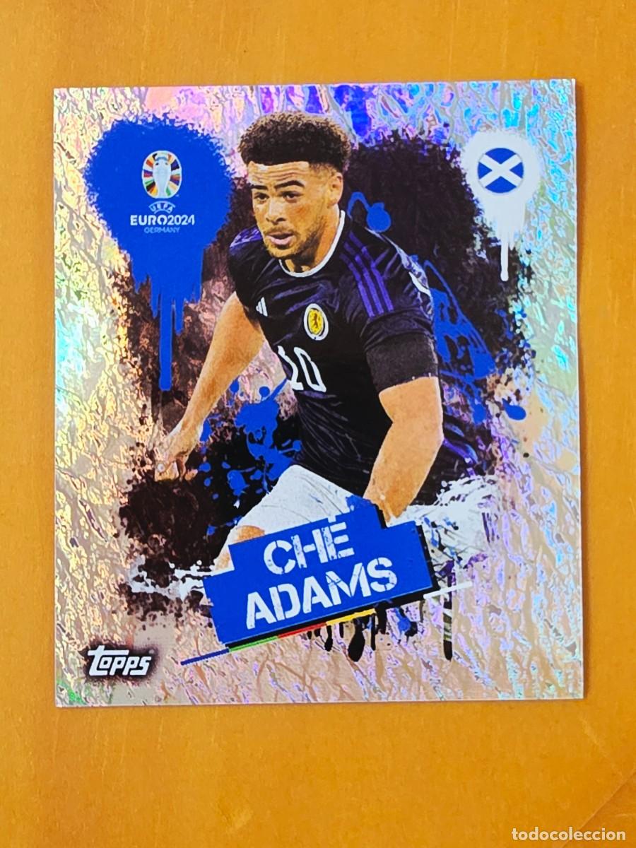 Figurine di Calcio: SCO 3 Ch&eacute; Adams, Artist, Escocia, Topps UEFA Euro 2024, Eurocopa Germany 24 sticker