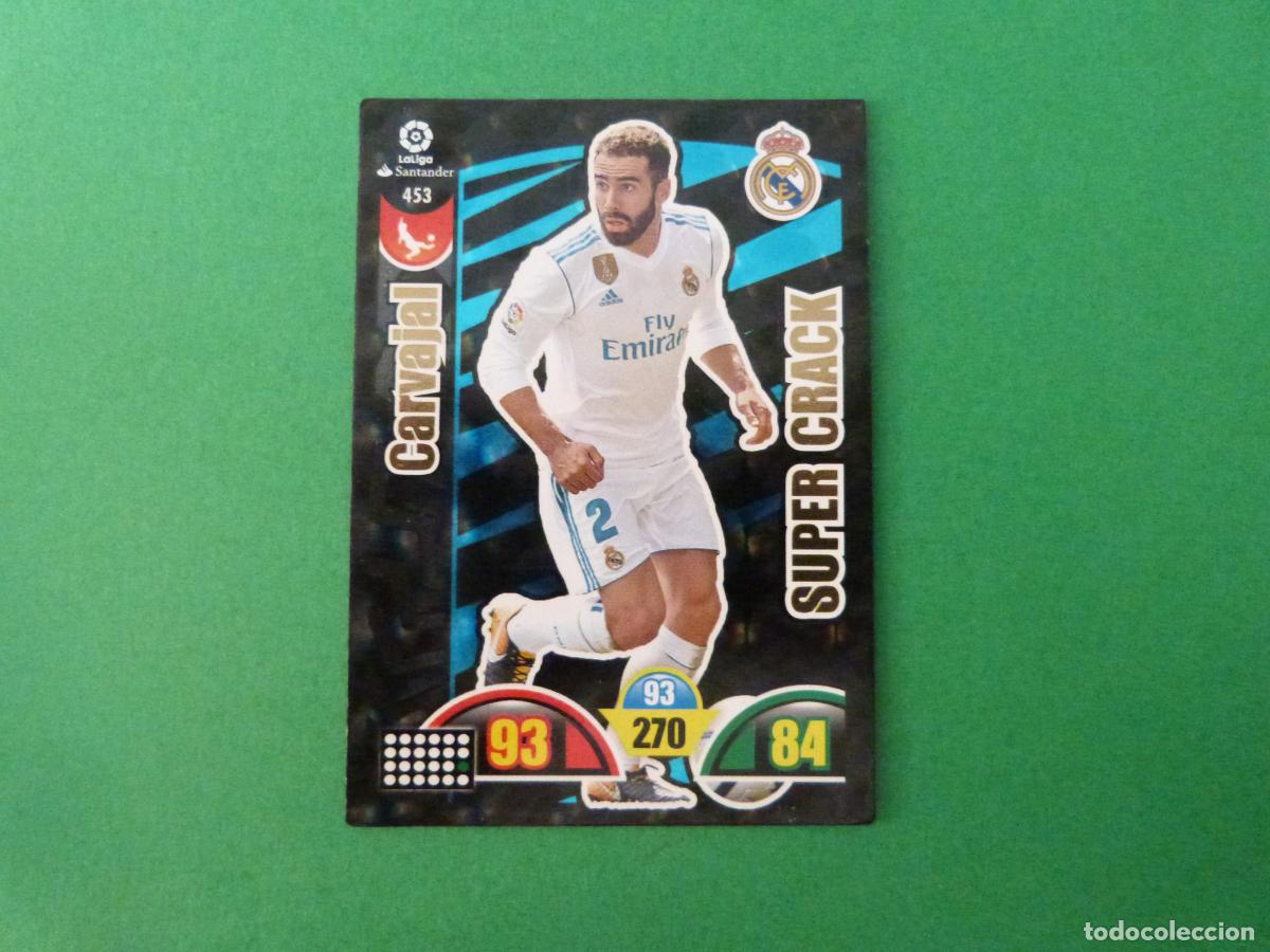 Cromos de f&uacute;tbol: TRADING CARD FUTBOL CARVAJAL REAL MADRID C.F. N&ordm; 453 LIGA ADRENALYN XL 2017-2018/17-18 PANINI