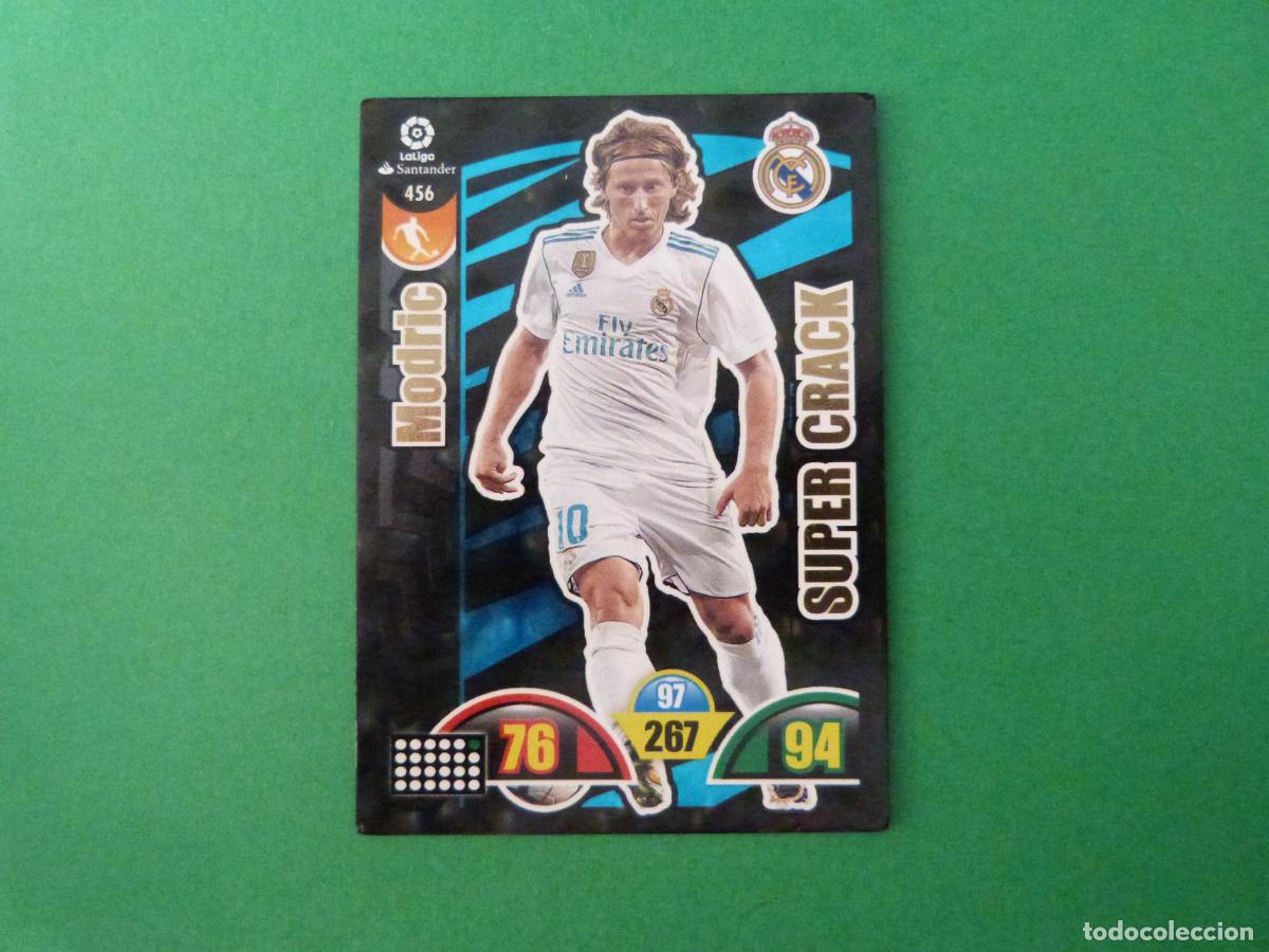 Cromos de f&uacute;tbol: TRADING CARD FUTBOL MODRIC REAL MADRID C.F. N&ordm; 456 LIGA ADRENALYN XL 2017-2018/17-18 PANINI