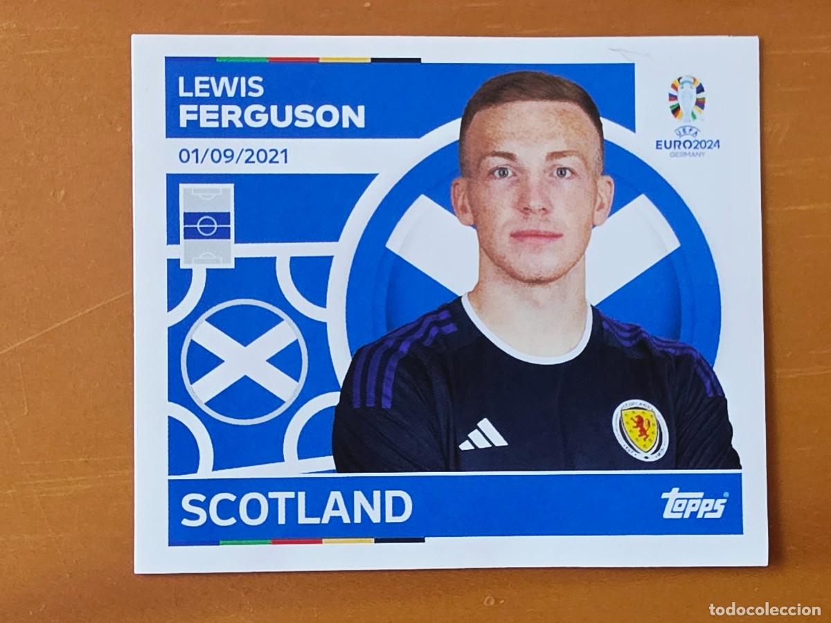 Cromos de f&uacute;tbol: SCO 17 Lewis Ferguson, Escocia, Topps UEFA Euro 2024, Eurocopa Germany 24 sticker
