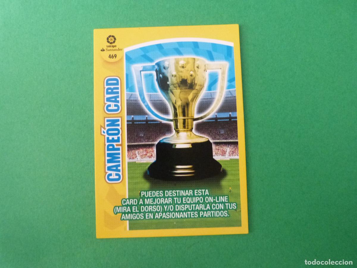 Cromos de f&uacute;tbol: TRADING CARD FUTBOL CAMPEON CARD N&ordm; 469 LIGA ADRENALYN XL 2017-2018/17-18 PANINI