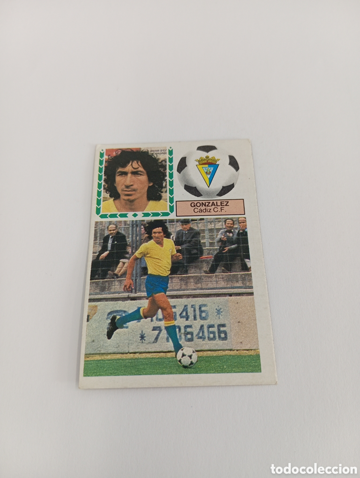 Cromos de f&uacute;tbol: GONZ&Aacute;LEZ C&aacute;diz Liga Este 1983 1984 NUEVO 83 84 SIN PEGAR