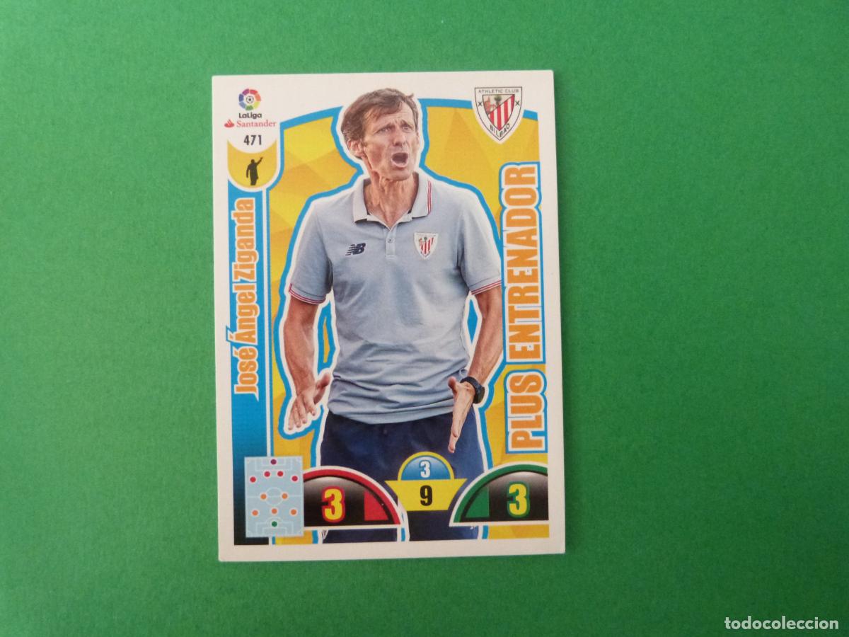 Cromos de f&uacute;tbol: TRADING CARD FUTBOL JOSE ANGEL ZIGANDA ATH. BILBAO N&ordm; 471 LIGA ADRENALYN XL 2017-2018/17-18 PANINI