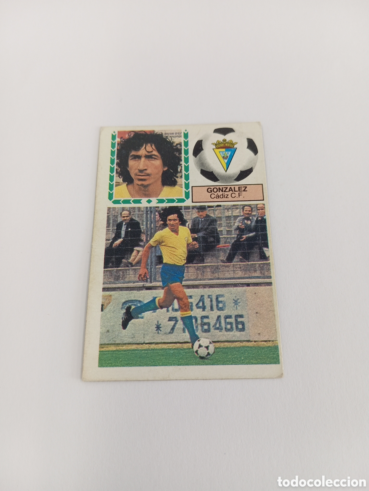 Cromos de f&uacute;tbol: GONZ&Aacute;LEZ C&aacute;diz Liga Este 1983 1984 NUEVO 83 84 SIN PEGAR