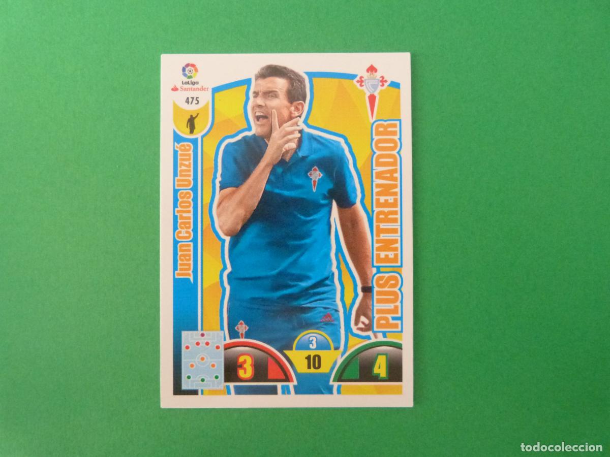 Cromos de f&uacute;tbol: TRADING CARD FUTBOL JUAN CARLOS UNZUE CELTA DE VIGO N&ordm; 475 LIGA ADRENALYN XL 2017-2018/17-18 PANINI