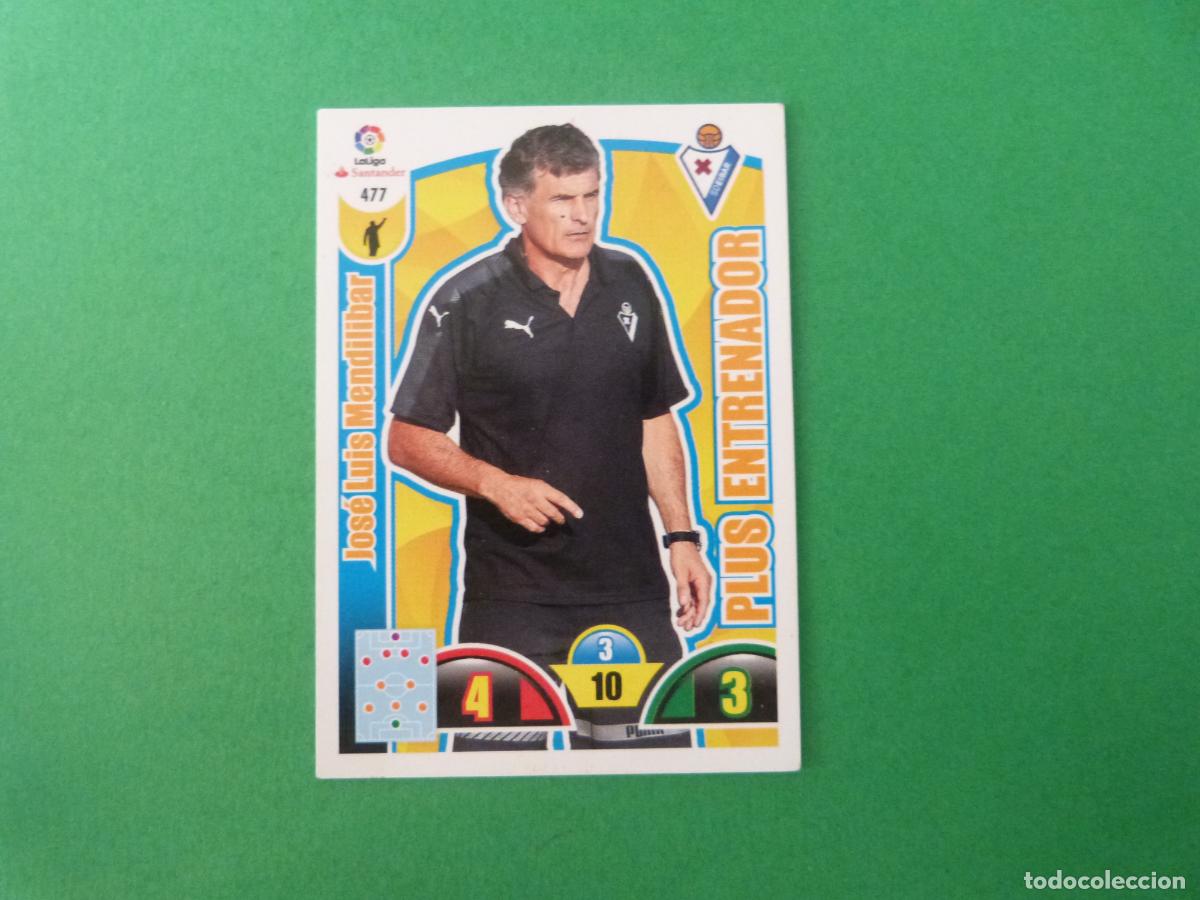 Cromos de f&uacute;tbol: TRADING CARD FUTBOL JOSE LUIS MENDILIBAR S.D. EIBAR N&ordm; 477 LIGA ADRENALYN XL 2017-2018/17-18 PANINI