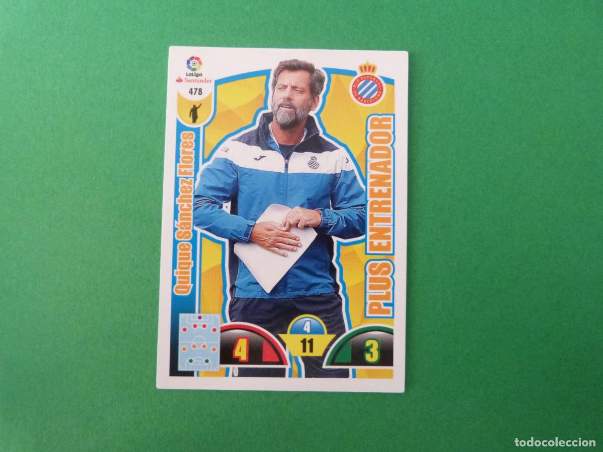 Cromos de f&uacute;tbol: TRADING CARD FUTBOL SANCHEZ FLORES ESPA&Ntilde;OL-ESPANYOL N&ordm; 478 LIGA ADRENALYN XL 2017-2018/17-18 PANINI
