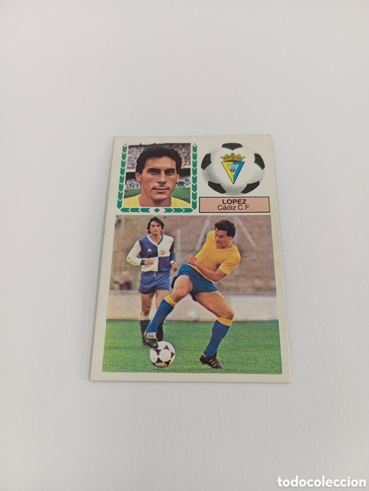 Cromos de f&uacute;tbol: LOPEZ C&aacute;diz Liga Este 1983 1984 NUEVO 83 84 SIN PEGAR