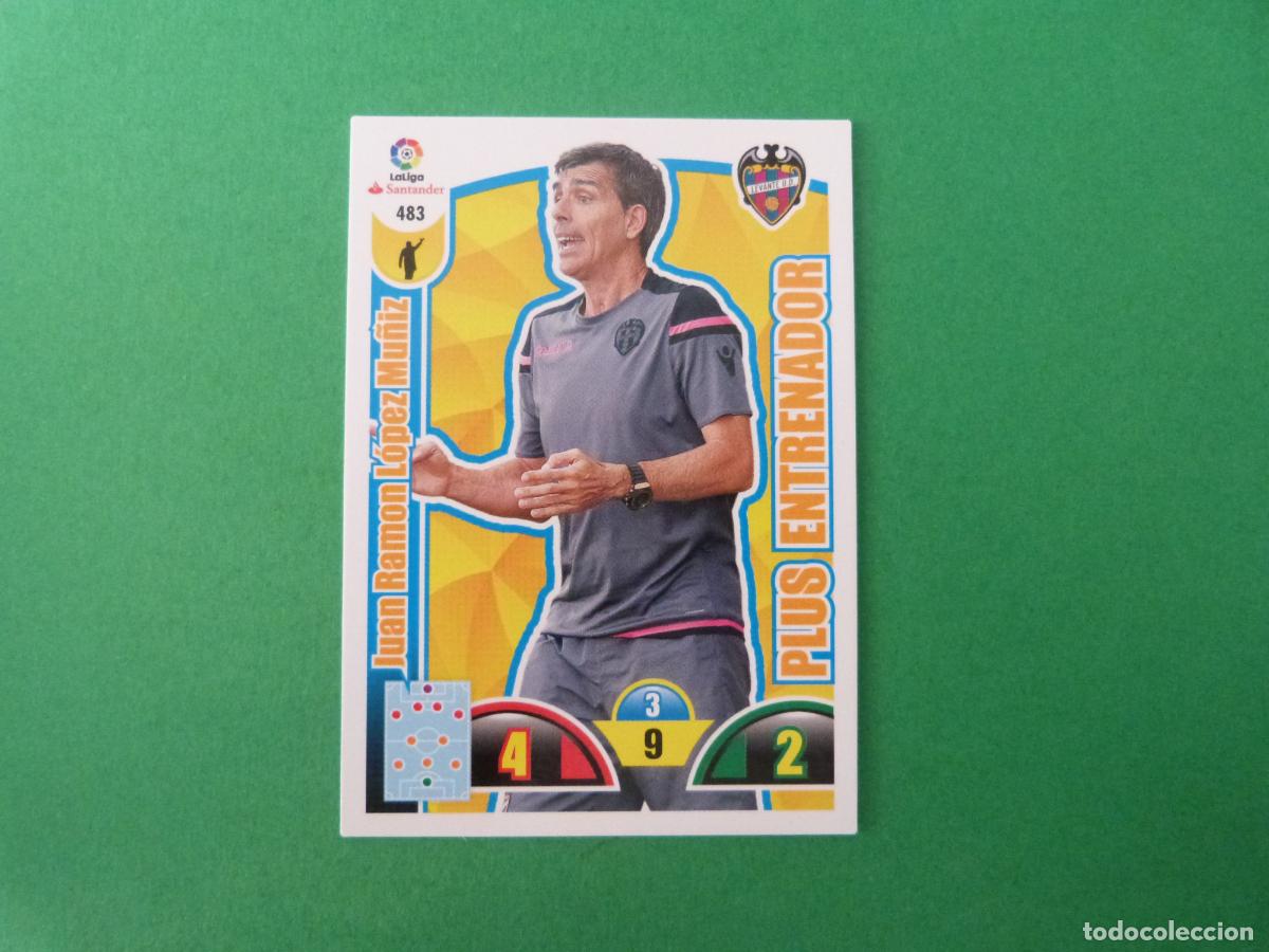 Cromos de f&uacute;tbol: TRADING CARD FUTBOL JUAN RAMON LOPEZ MU&Ntilde;IZ LEVANTE U.D. 483 LIGA ADRENALYN XL 2017-2018/17-18 PANINI