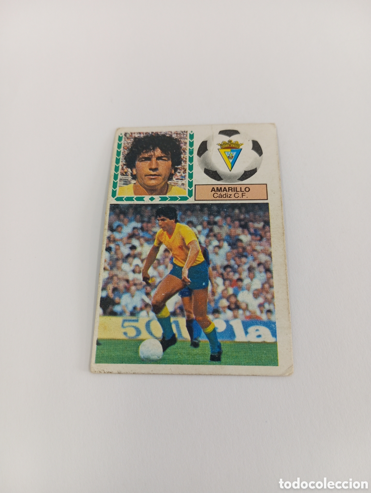 Cromos de f&uacute;tbol: AMARILLO C&aacute;diz Liga Este 1983 1984 NUEVO 83 84 SIN PEGAR