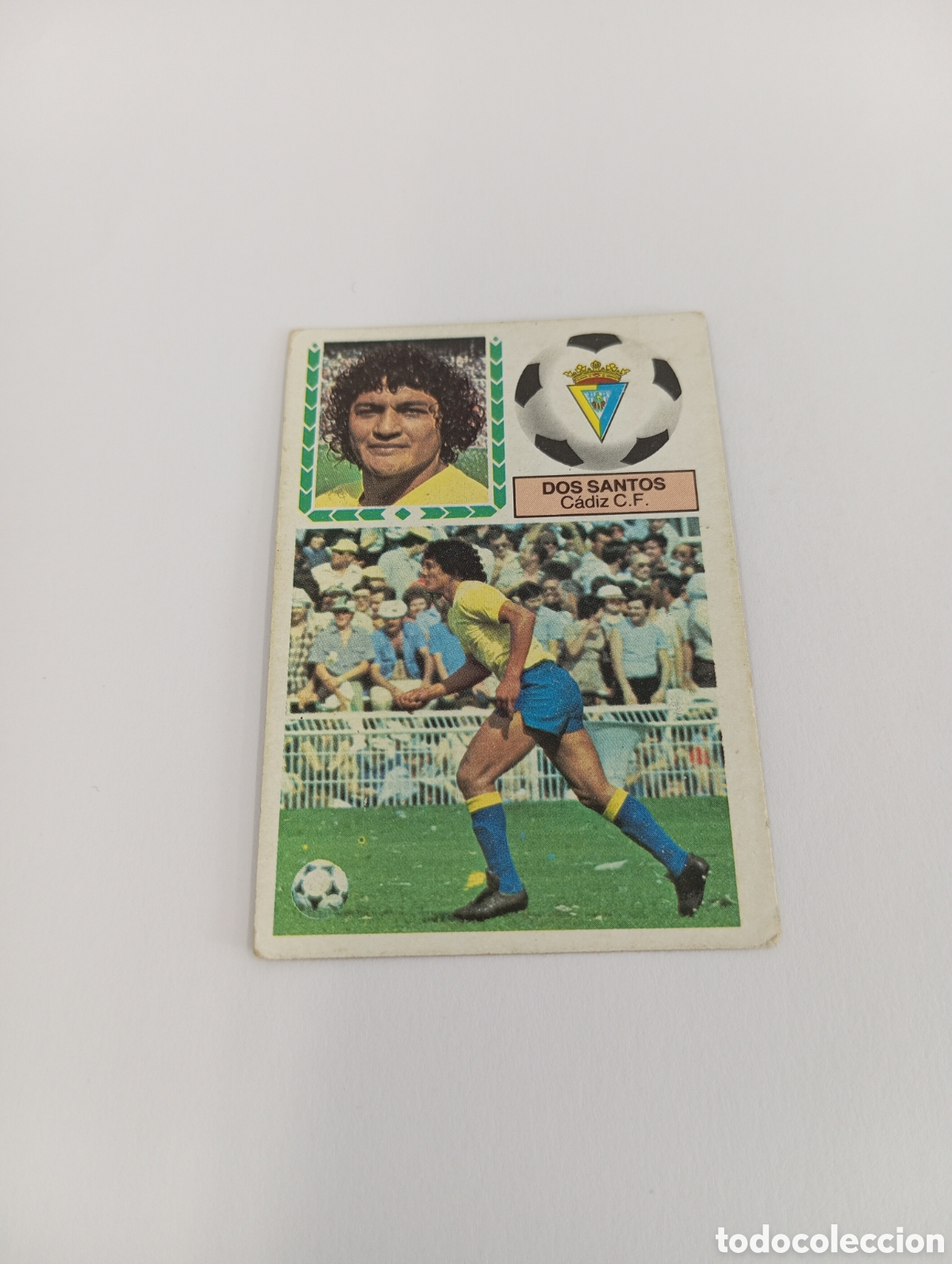 Cromos de f&uacute;tbol: DOS SANTOS C&aacute;diz Liga Este 1983 1984 NUEVO 83 84 SIN PEGAR
