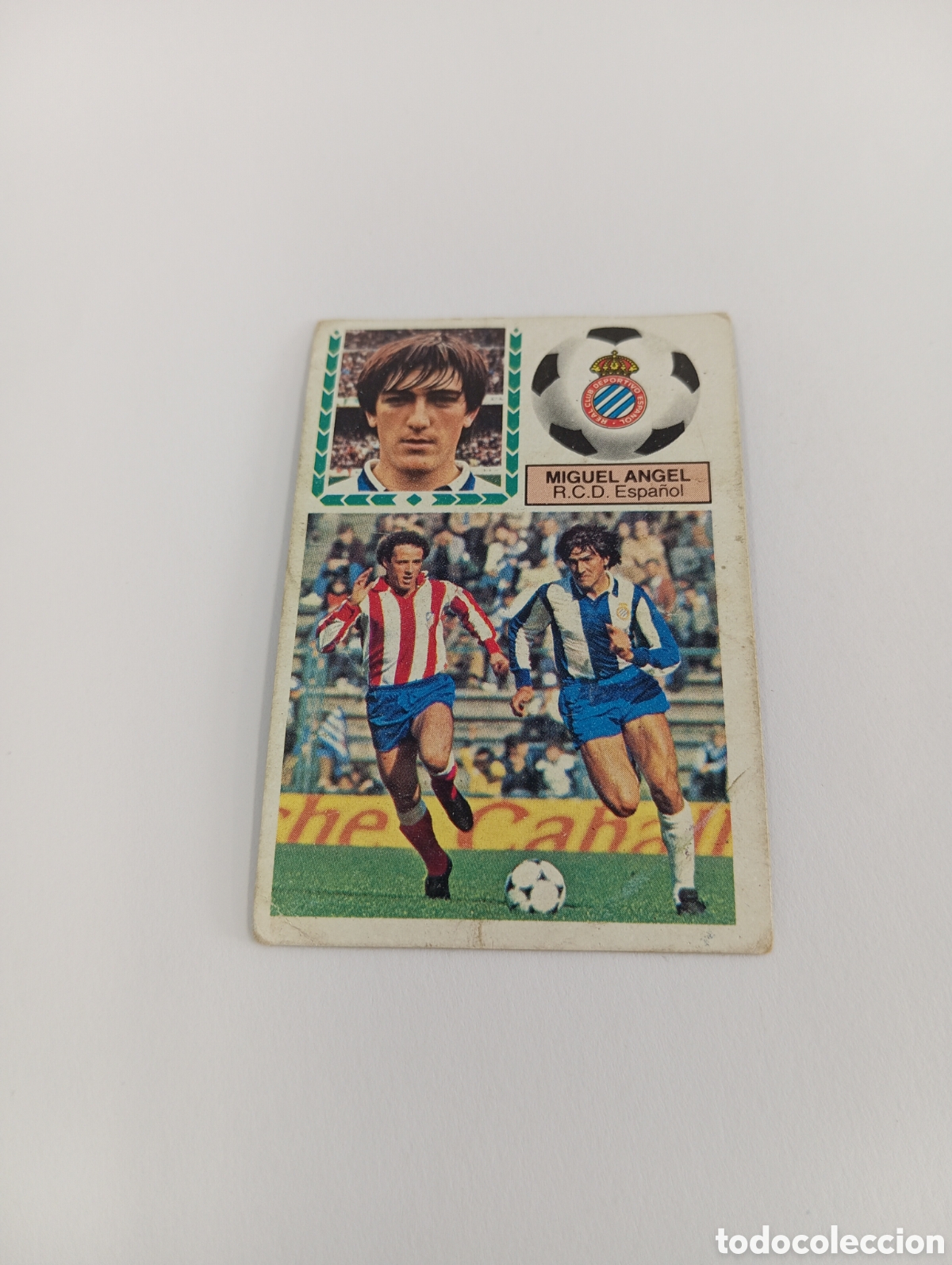 Cromos de f&uacute;tbol: MIGUEL &Aacute;NGEL Espa&ntilde;ol Espanyol Liga Este 1983 1984 NUEVO 83 84 SIN PEGAR
