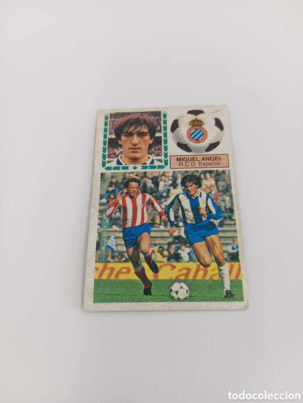 Cromos de f&uacute;tbol: MIGUEL &Aacute;NGEL Espa&ntilde;ol Espanyol Liga Este 1983 1984 NUEVO 83 84 SIN PEGAR