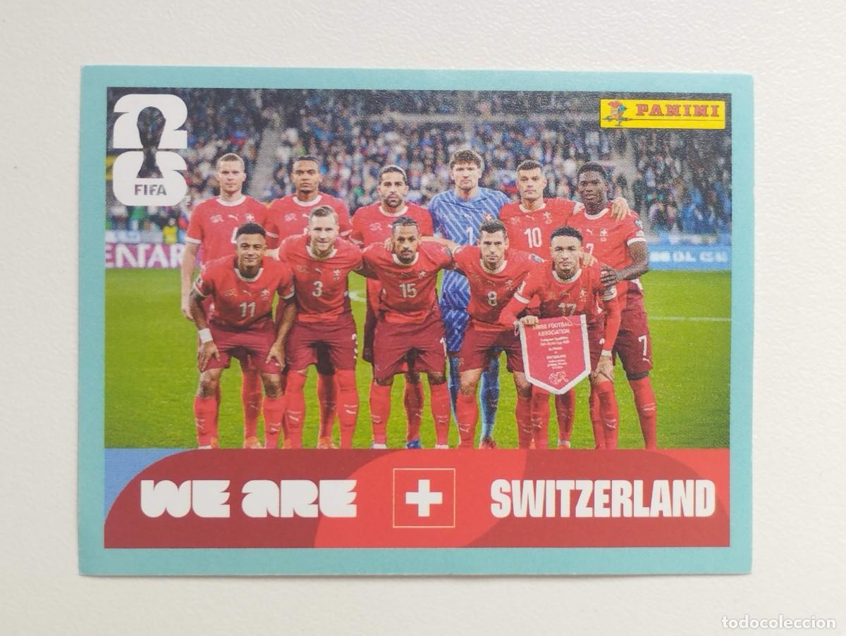 Cromos de f&uacute;tbol: CROMO STICKER WORLD CUP 2026 MUNDIAL 26 SUIZA SUI1 SUI 1 PLANTILLA ALINEACION