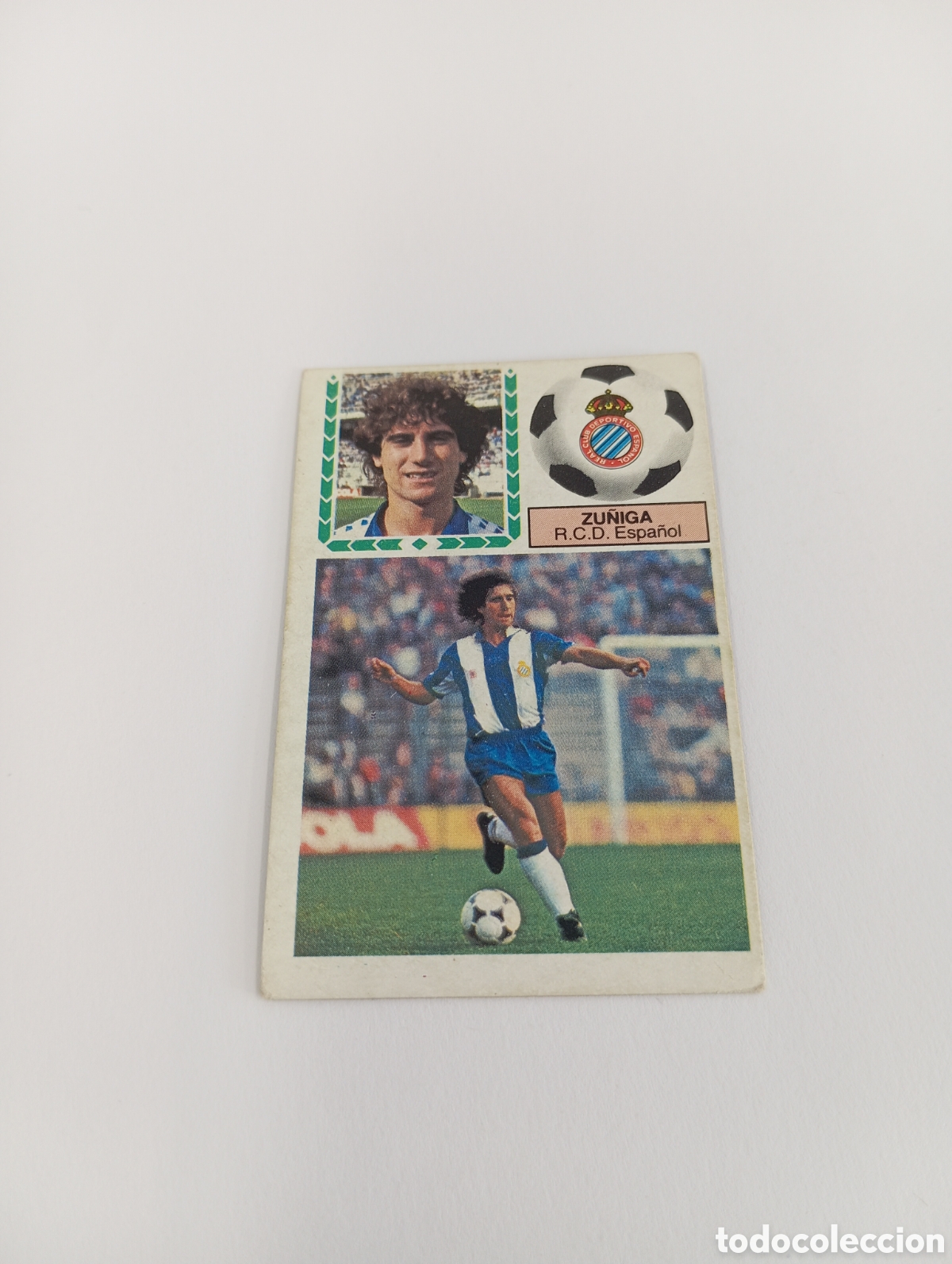 Cromos de f&uacute;tbol: Z&Uacute;&Ntilde;IGA Espa&ntilde;ol Espanyol Liga Este 1983 1984 NUEVO 83 84 SIN PEGAR
