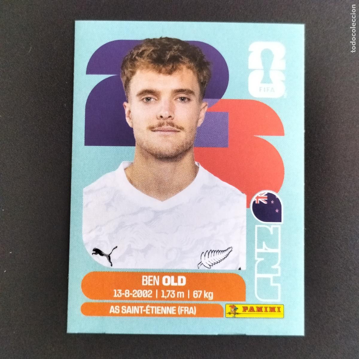 Cromos de f&uacute;tbol: NZL 16 BEN OLD NUEVA ZELANDA CROMOS STICKER MUNDIAL 26 2026 FIFA WORLD CUP PANINI