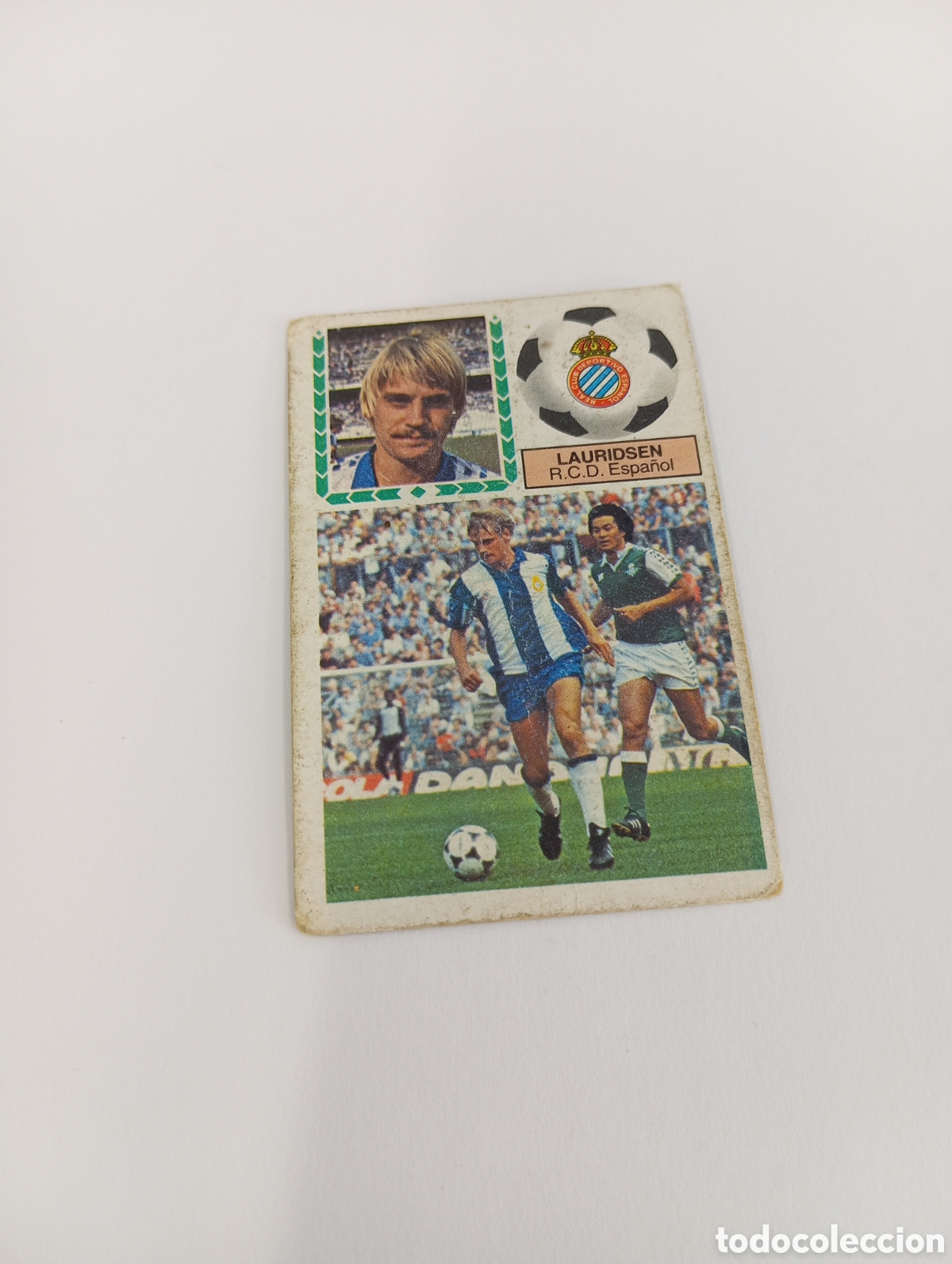 Cromos de f&uacute;tbol: LAURIDSEN Espa&ntilde;ol Espanyol Liga Este 1983 1984 NUEVO 83 84 SIN PEGAR