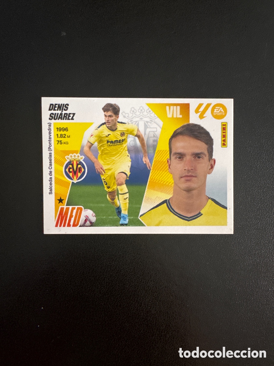 Cromos de f&uacute;tbol: DENIS SU&Aacute;REZ VILLARREAL N&Uacute;MERO 14 LIGA ESTE 2025 2026