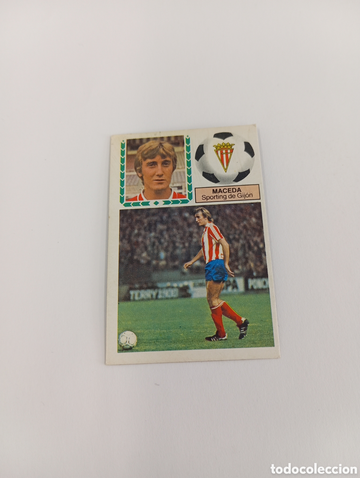Cromos de f&uacute;tbol: MACEDA Sporting de Gij&oacute;n Liga Este 1983 1984 NUEVO 83 84 SIN PEGAR