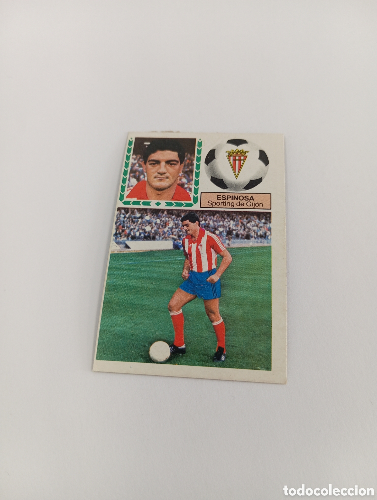 Cromos de f&uacute;tbol: ESPINOSA Sporting de Gij&oacute;n Liga Este 1983 1984 NUEVO 83 84 SIN PEGAR