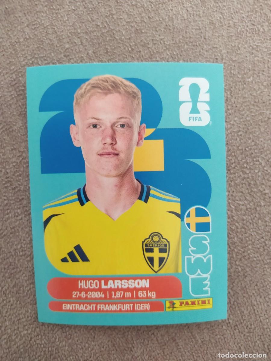 Cromos de f&uacute;tbol: SWE 09 Hugo LARSSON 9 Suecia mundial 2026 panini