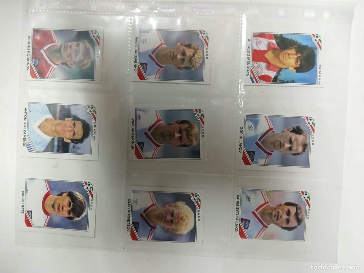 Cromos de f&uacute;tbol: 72 cromos ampliaci&oacute;n Mundial 1986 no editados por Panini.