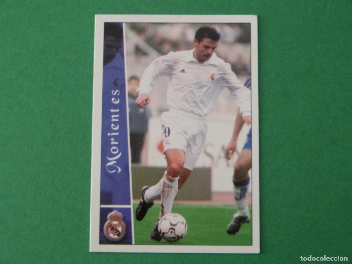 Cromos de Futebol: TRADING CARD FUTBOL MORIENTES REAL MADRID C.F. N&ordm; 77 FICHAS LIGA MUNDICROMO 2002-2003/02-03