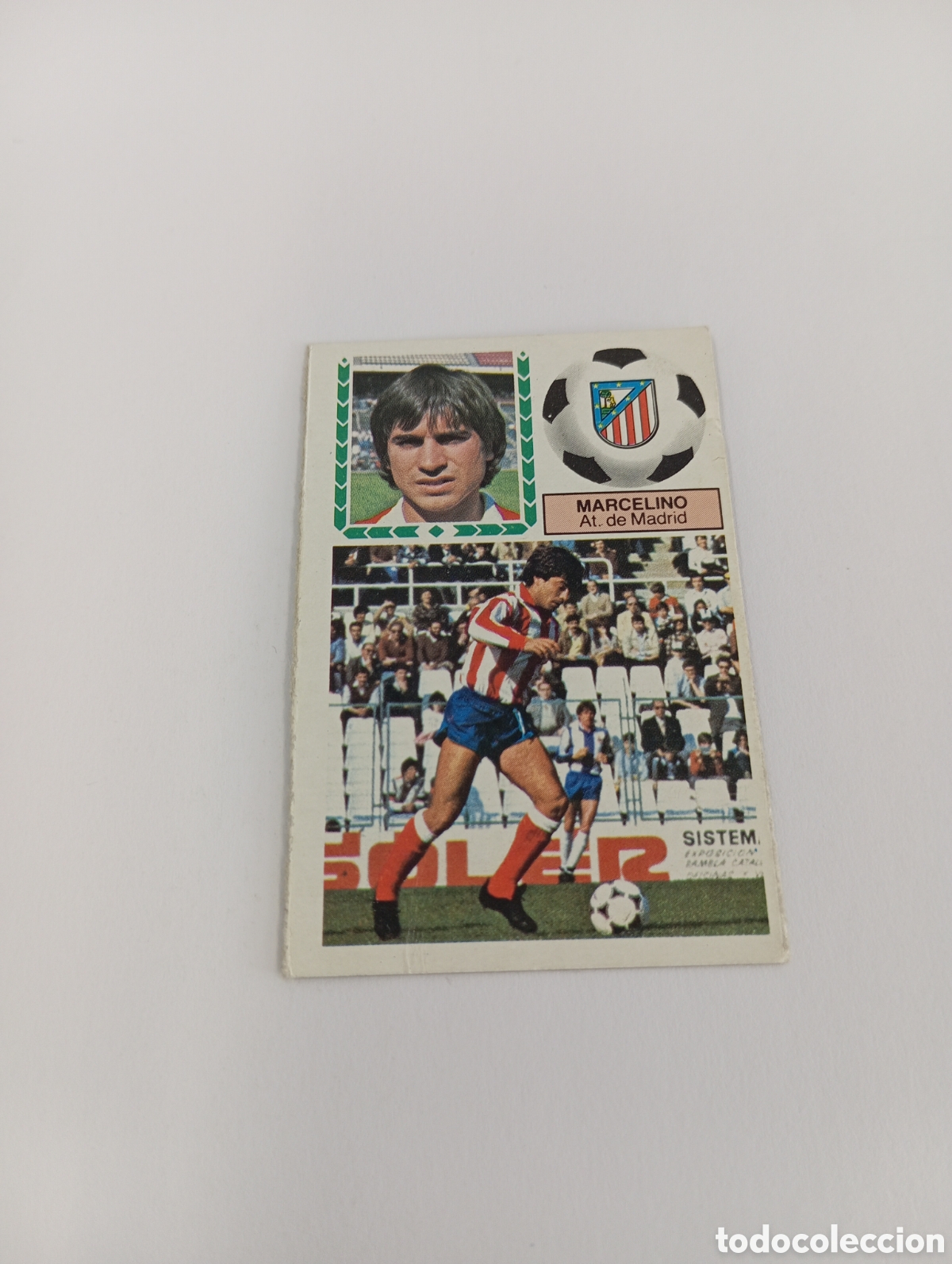 Cromos de f&uacute;tbol: MARCELINO Atl&eacute;tico de Madrid Liga Este 1983 1984 NUEVO 83 84 SIN PEGAR