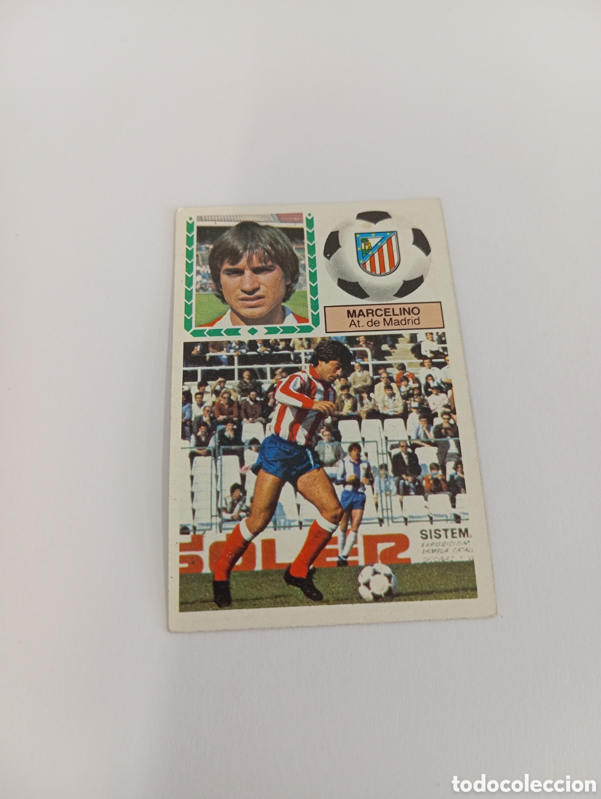 Cromos de f&uacute;tbol: MARCELINO Atl&eacute;tico de Madrid Liga Este 1983 1984 RECUPERADO 83 84