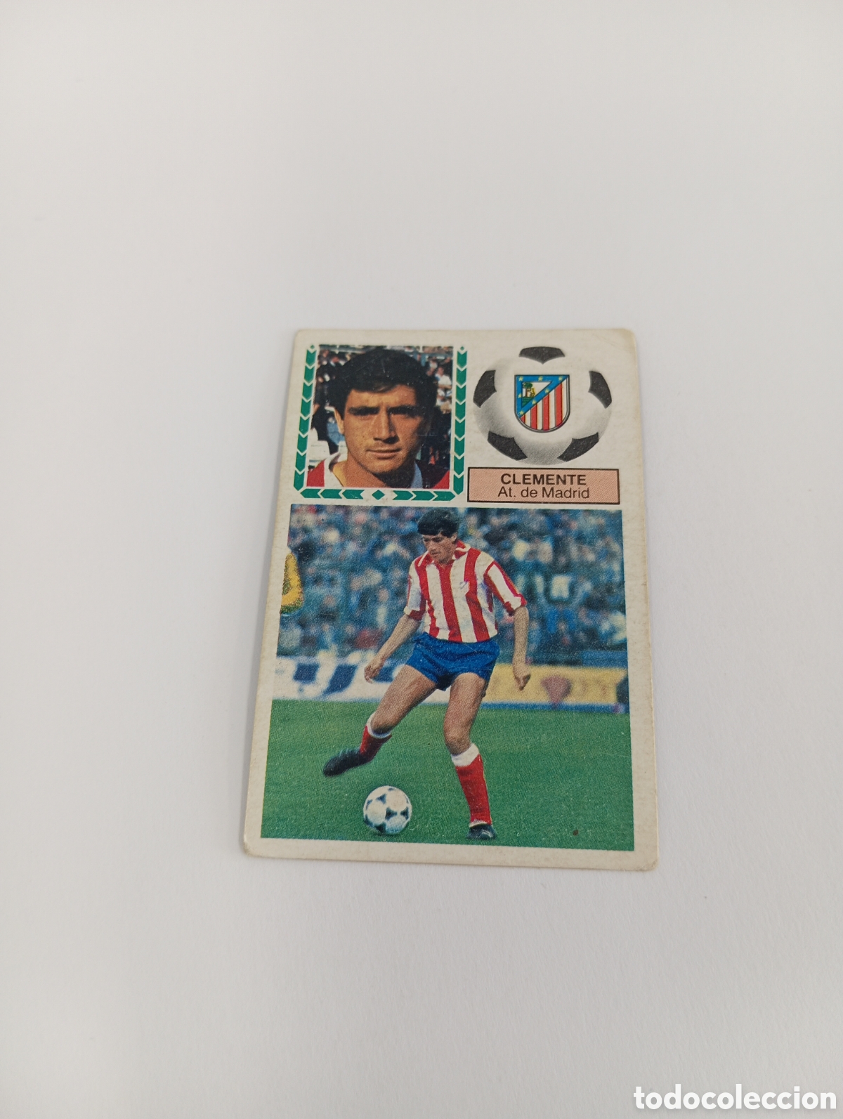 Cromos de f&uacute;tbol: CLEMENTE Atl&eacute;tico de Madrid Liga Este 1983 1984 NUEVO 83 84 SIN PEGAR