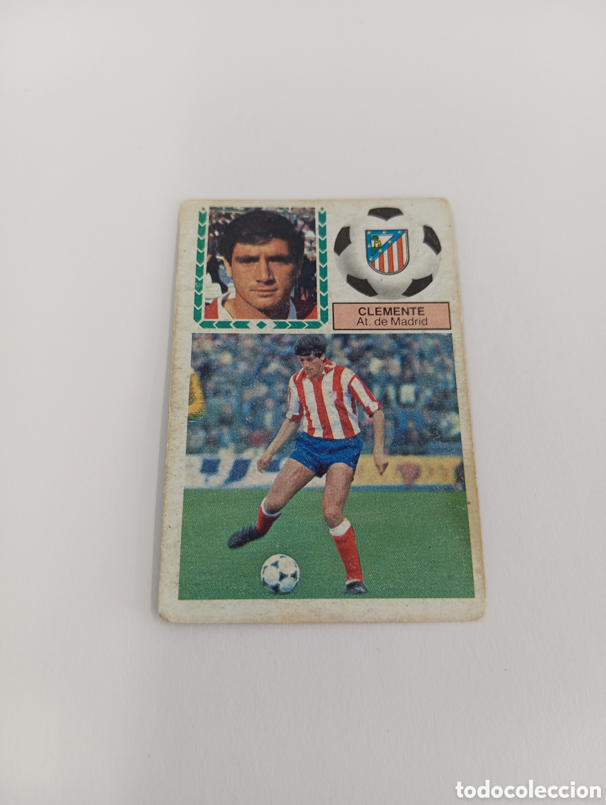 Cromos de f&uacute;tbol: CLEMENTE Atl&eacute;tico de Madrid Liga Este 1983 1984 NUEVO 83 84 SIN PEGAR
