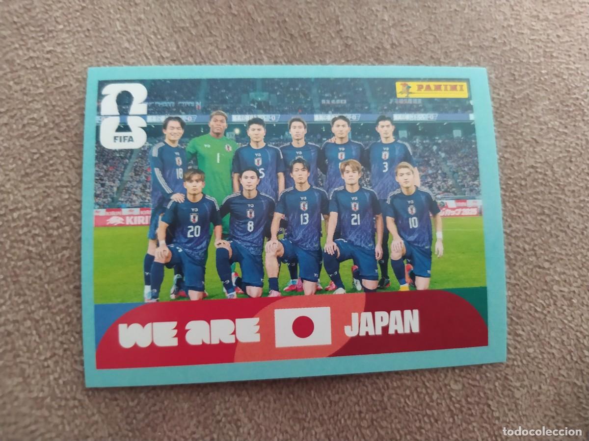 Cromos de f&uacute;tbol: JPN 13 EQUIPO Japon mundial 2026 panini